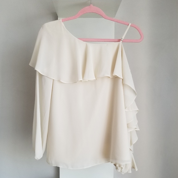 Haute Hippie Tops - Haute Hippie $385 Ruffle Blouse